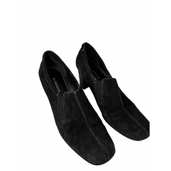 Liz Claiborne Shoes - Liz Claiborne Boots Womens 8 1/2 Anandale Low Ankle Bootie Black Suede Heels